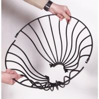 "Florentine" Design Lamp Post Basket in Two Parts