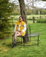 Forest of Atmos tree bench with person