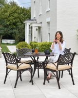 Four Seater Copper Garden Furniture Set 