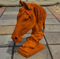 "Penlingworth" Horse Bust in Rustic Finish
