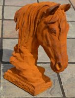 "Penlingworth" Horse Bust in Rustic Finish
