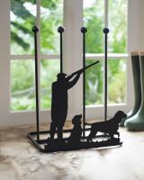 Boot rack by garden door