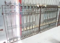 “Kepner Manor” Large Iron Driveway Gates 