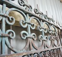 “Kepner Manor” Large Iron Driveway Gates 