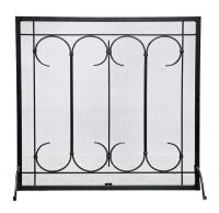Traditional Single Panel Fire Screen