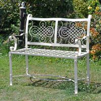 Wrought Iron Garden Bench