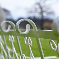 Scroll Design Garden Seat