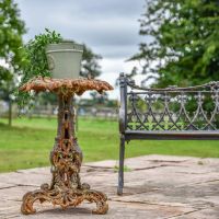 Rustic Vintage Gothic Side Table