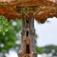 Underneath of Rustic Gothic Table Top