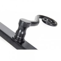 Slim Monkey Tail Door Handle Finished In a Smooth Black