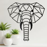 Geometric Elephant Wall Art 