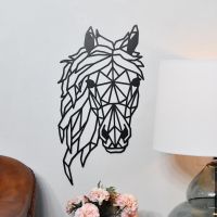 Geometric Horse Head Wall Art
