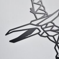 Close up of Geometric Pterodactyl Wall Art 