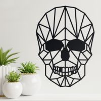 Wall Art of Geometric Skull 