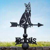Sitting German Shepherd Weathervane