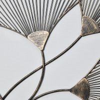 Close-up of the Bronze Finish on the Wall Art