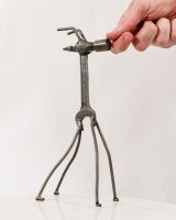 Scale image of scrap metal art sculpture