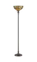 "Rembury Place" Glass Flower Design Floor Lamp