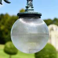 Globe Luminaire for gothic style lamp post