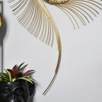 Close-up of the Gold Finish on the Wall Art