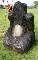 “Lady Thombury” Cross River Gorilla Garden Sculpture 