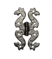 "Riverrun" Ornate Gothic Door Hinge