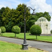 Gothic Style Antique Silver Cast Iron Lamp Post