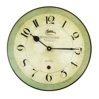 Hunting Club Wall Clock in Green