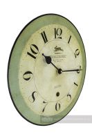 Green Hunting Club Wall Clock