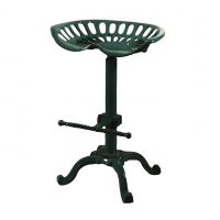 Iron Tractor Seat Finished In Green