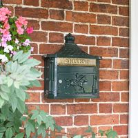 Traditional Wall Mounted Post Box in Situ Next to the Front Door