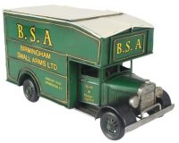 Green Vintage Van Replica Storage Box