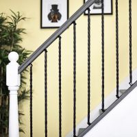 "Grosvenor" Rope Twist Stair Spindle with Brackets
