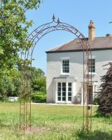 "Hadleigh" Ornate Rose Arch - Rustic Finish