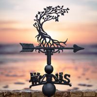Half Moon "Tree of Life" Weathervane