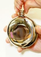Celtic Brooch Whiskey Flask