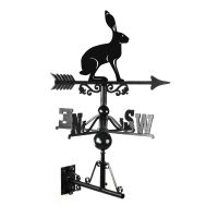 Hare Weathervane Created from Cast Iron