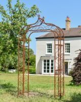 "Harlow" Ornate Rose Arch - Rustic Finish