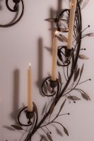 "Lighthearted" stunning wall Art with candle holders