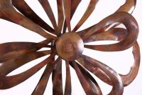 “Helenium Flower” Copper Plated Wind Dancer