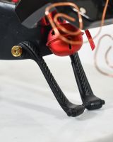 Close up of Helicopter Cat Sculpture legs