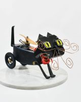Helicopter Cat Sculpture