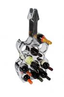 Hand cast in bright, polished aluminum.