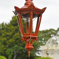 Hexagonal 6-Sided Gothic Style Lantern