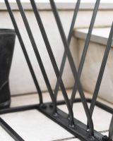 Close-Up of High-Quality Metal 4 Pair Boot or Wellie Rack in Situ