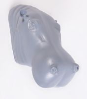 “Herman Hippo” Aluminium Bust 