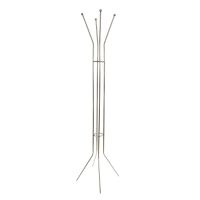Contemporary Steel Hat and Coat Stand with Ball Finial
