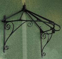 "Honeysuckle Cottage" Wrought Iron Door Canopy
