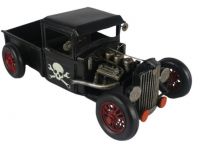 Black Hot Rod Truck Replica Ornament