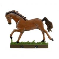 Hand Painted Stallion Weathervane in Cast Iron